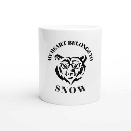 My Heart Belongs To Snow Mug